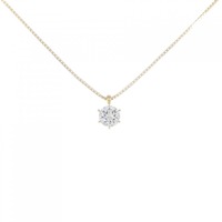 【新品】K18YG ダイヤモンド ネックレス 0.389CT G SI1 VG