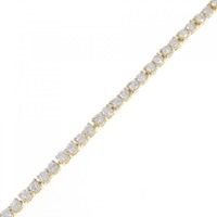 K18YG ダイヤモンド ブレスレット 3.18CT