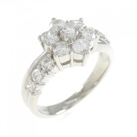 PT フラワー ダイヤモンド リング 1.00CT
