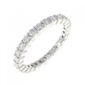 K18WG フルエタニティ ダイヤモンド リング 1.00CT