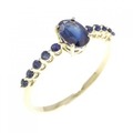 K18YG サファイヤ リング 0.80CT