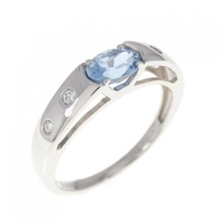 PT アクアマリン リング 0.451CT