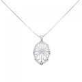 PT ダイヤモンド ネックレス 0.057CT LP SI2