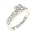 ポンテヴェキオ フラワー ダイヤモンド リング 0.40CT