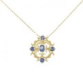 K18YG サファイヤ ネックレス 0.65CT