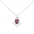 PT ガーネット ネックレス 0.98CT