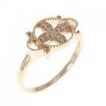 K18PG ダイヤモンド リング 0.03CT