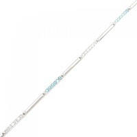 K18WG トルマリン ブレスレット 0.33CT