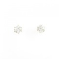 【新品】K18YG ダイヤモンド ピアス 0.442CT 0.434CT H SI2 Good