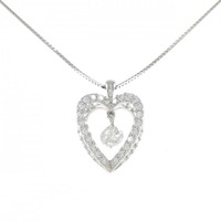 【新品】PT ダイヤモンド ネックレス 0.281CT F SI2 Good