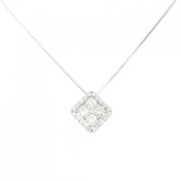 K18WG ダイヤモンド ネックレス 0.70CT