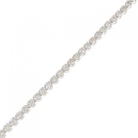 K18WG ダイヤモンド ブレスレット 3.00CT