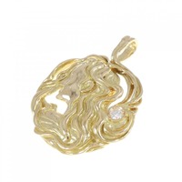 K18YG ダイヤモンド ペンダント 0.15CT