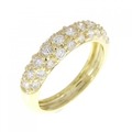 K18YG ダイヤモンド リング 0.87CT