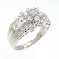 PT フラワー ダイヤモンド リング 1.01CT