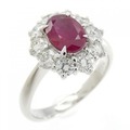 PT ルビー リング 0.883CT