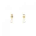 【新品】K18YG アコヤパール ピアス 4mm