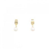 【新品】K18YG アコヤパール ピアス 4mm