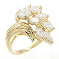 K18YG ダイヤモンド リング 0.89CT