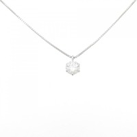 PT ソリティア ダイヤモンド ネックレス 0.304CT