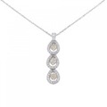 トリロジー ダイヤモンド ネックレス 1.233CT