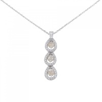 トリロジー ダイヤモンド ネックレス 1.233CT