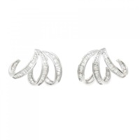 K18WG ダイヤモンド ピアス 0.66CT