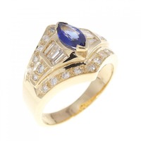 K18PG サファイヤ リング 0.43CT