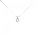 K18WG ダイヤモンド ネックレス 0.30CT