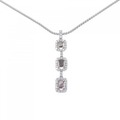 K18WG/K18PG ダイヤモンド ネックレス 1.00CT
