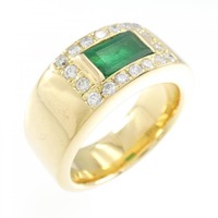 K18YG エメラルド リング 1.23CT