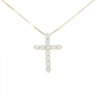 K18YG クロス ダイヤモンド ネックレス 2.00CT