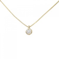 K18YG ダイヤモンド ネックレス 0.1CT