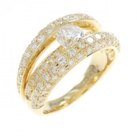 K18YG ダイヤモンド リング 0.522CT