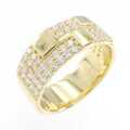 K18YG ダイヤモンド リング 0.75CT