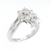 PT フラワー ダイヤモンド リング 0.50CT