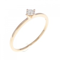 K18PG ダイヤモンド リング 0.10CT