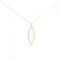 K18YG ダイヤモンド ネックレス 0.30CT