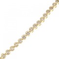 K18YG ダイヤモンド ブレスレット 1.01CT