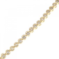 K18YG ダイヤモンド ブレスレット 1.01CT