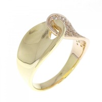 K18YG/K18PG ダイヤモンド リング 0.52CT