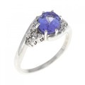 PT タンザナイト リング 1.16CT