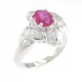PT ルビー リング 0.68CT