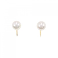 K18YG アコヤパール イヤリング 7.5mm