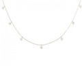 K18PG ダイヤモンド ネックレス 0.30CT