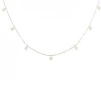 K18PG ダイヤモンド ネックレス 0.30CT