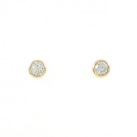 K18YG ダイヤモンド ピアス 0.30CT