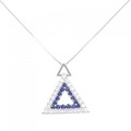 PT サファイヤ ネックレス 1.05CT