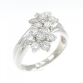 PT フラワー ダイヤモンド リング 1.00CT