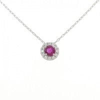 PT ルビー ネックレス 0.441CT